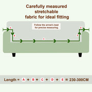 Polyester Spandex Printed Sofa Cover Big Elasticity Cover (Dark Blue Lantern)