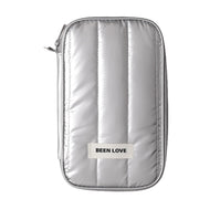 Travel Passport Pouch – Lightweight Anti-Theft Passport Organizer (Silver)