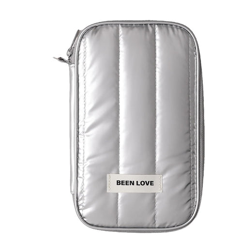 Travel Passport Pouch – Lightweight Anti-Theft Passport Organizer (Silver)