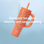 1200ml Insulated Stainless Steel Tumbler with Handle (Printed)