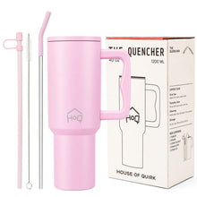 Stainless Steel Vacuum Tumbler with Straw and Lid & Handle - (1200 ML)