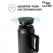 1500ML Mug Tumbler with Handle and Straw Lid