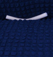 Bubble Frill Couch Cover-Navy