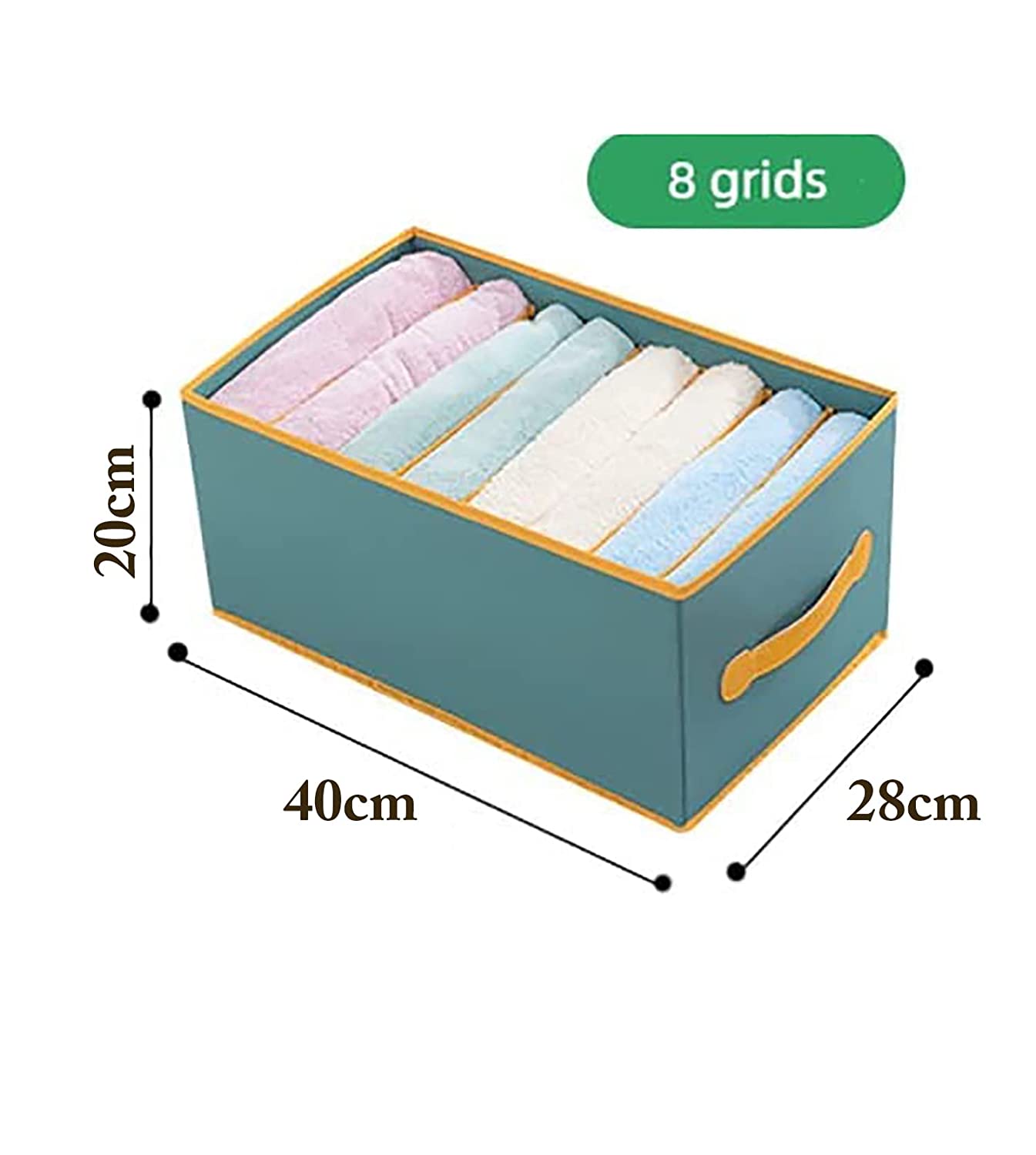 8 Grid Storage Box Organiser (Pack of 3)