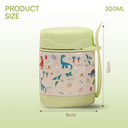 304 Stainless Steel Baby Feeding Bowl with Spoon, 300ml