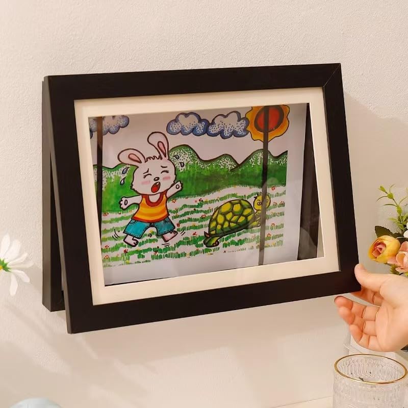 Kids Art Frame – Front-Opening Changeable Display 13×10 inch