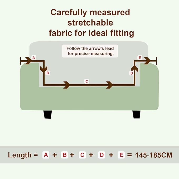 Universal Sofa Cover (White Bamby)