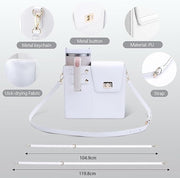 Crossbody Tumbler Holder with Purse Compartment