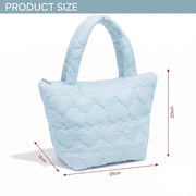 Heart Design Soft Insulated Lunch Bag