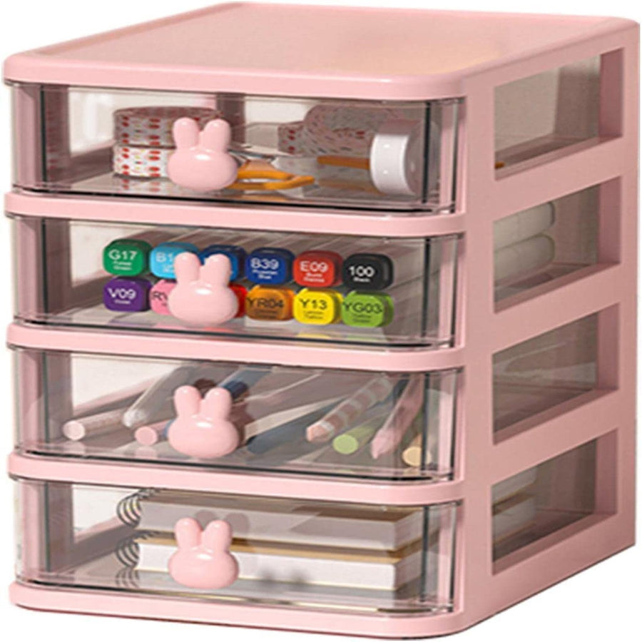 4 Tier Transparent Cosmetic Jewelry Box