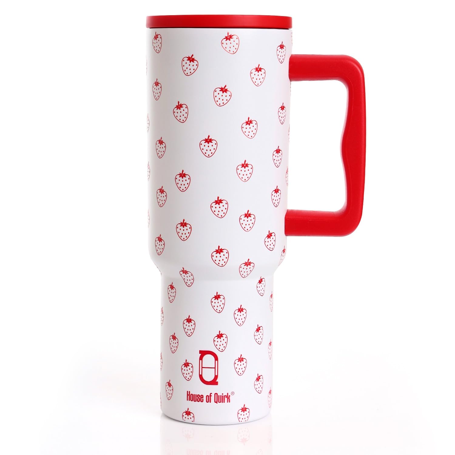 1200ML Insulated Stainless Steel Tumbler with Lid, Handle & Straws - (1200 ML)