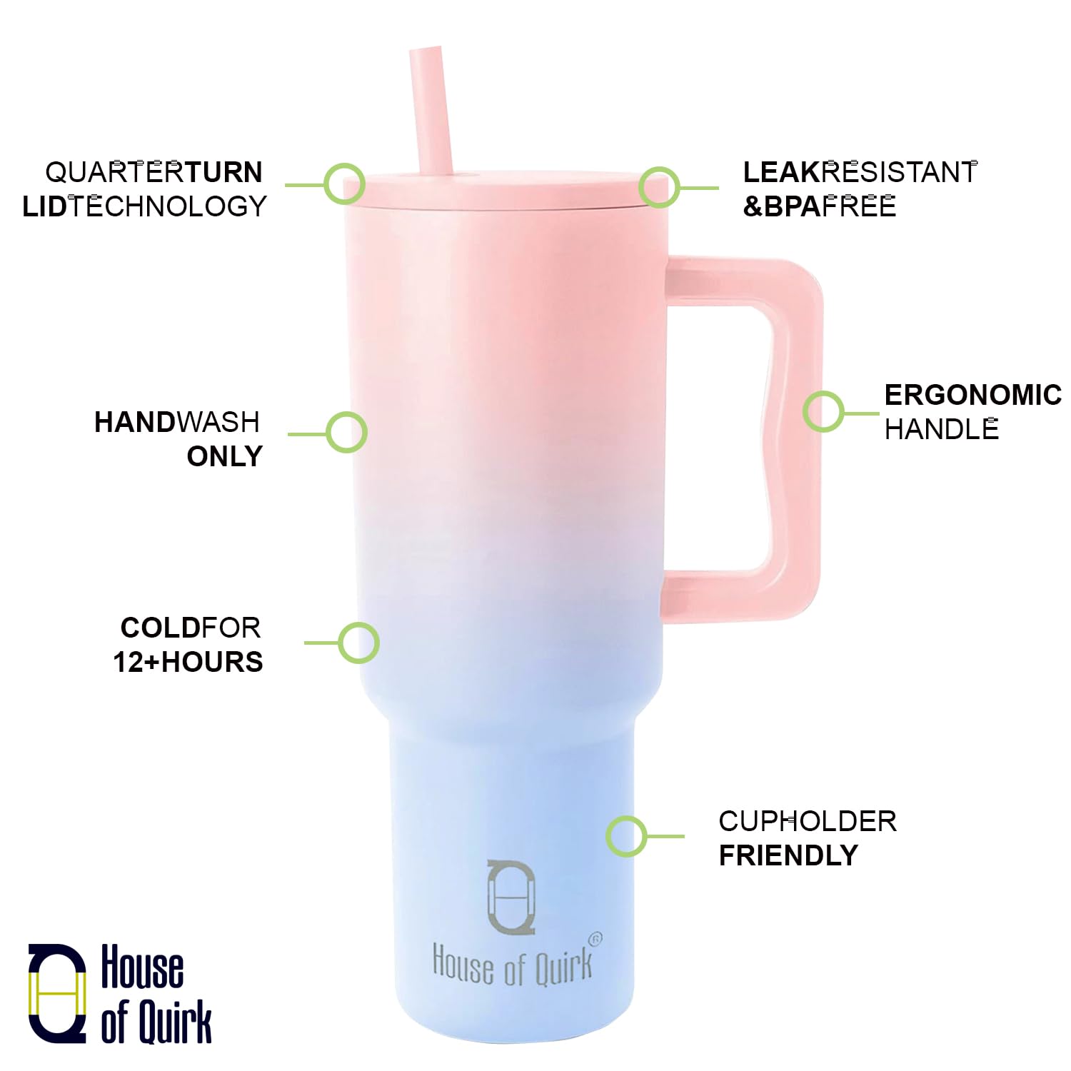 1200ML Custom Name Tumbler – Personalized Stainless Steel Vacuum Insulated Tumbler