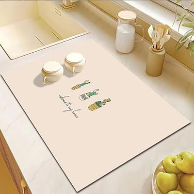 Dish Drying Mat for Kitchen(30x45)
