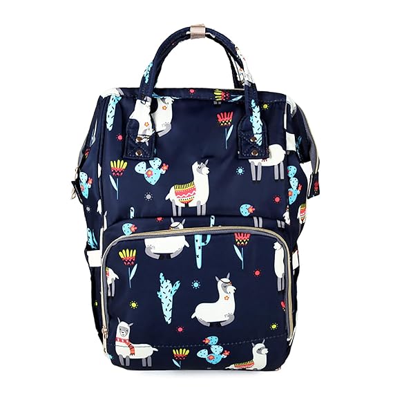 Maternity Backpack Baby Boy Girl  Diaper Bag Alpaca Printed