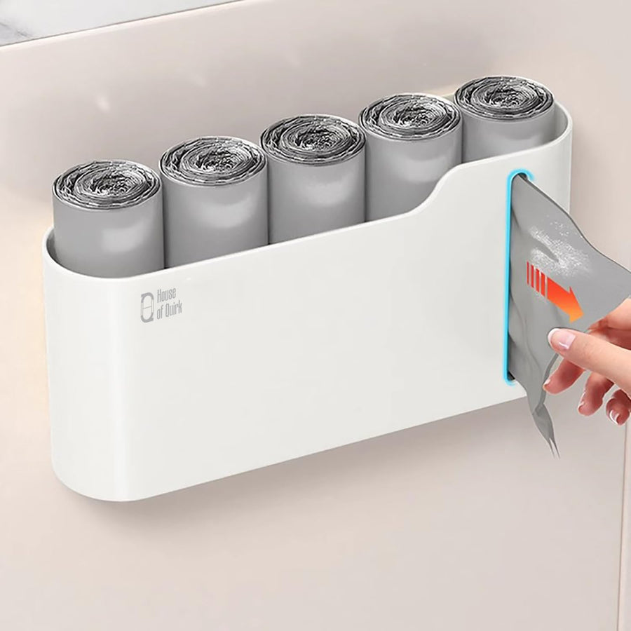 Punch-Free Wall-Mounted Storage Box (White)