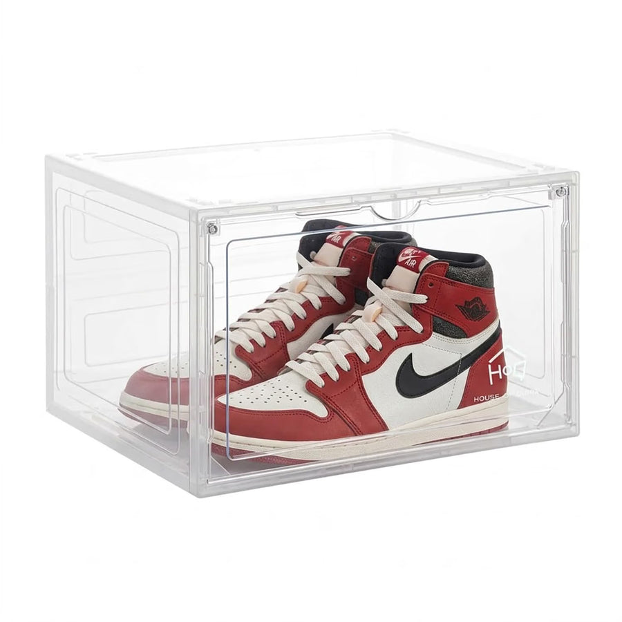 Shoe Storage Organizer Boxes White