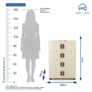EDEN DIY Wardrobe Storage Box - Ivory