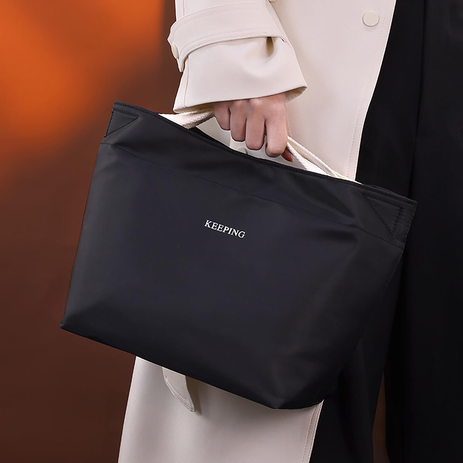 Insulated Lunch Bag – Aluminum Foil Lined Thick Thermal Lunch Box Handbag for Office, Work & Students