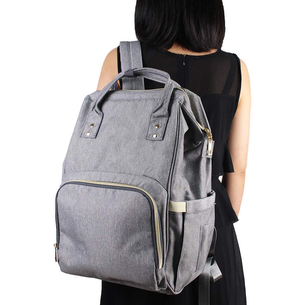 Baby Diaper Bag Maternity Backpack - Dark Grey