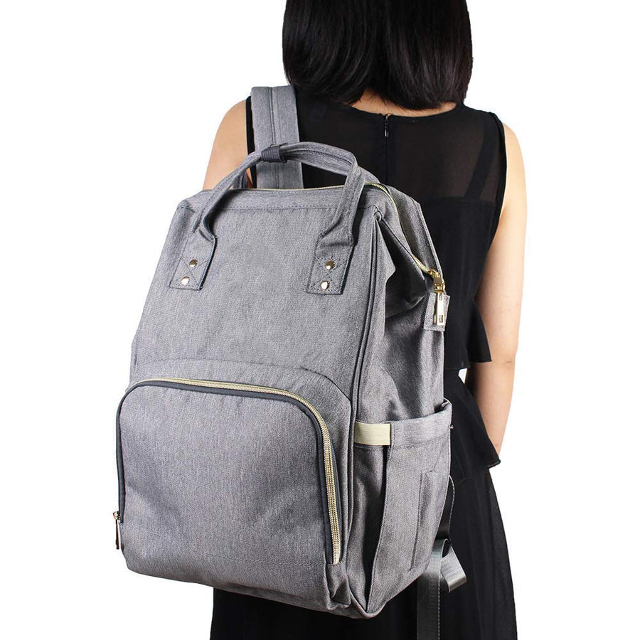 Baby Diaper Bag Maternity Backpack - Dark Grey