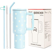 Stainless Steel Vacuum Tumbler with Straw and Lid & Handle - (1200 ML)