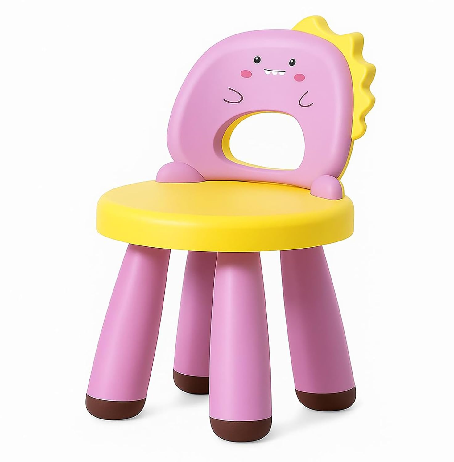 Detachable Baby Chair, Adjustable Backrest, Compact Chair & Stool for Toddlers