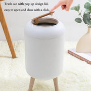 10 Liter Kitchen Dustbin Round (White)