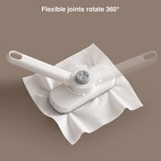 360° Rotating Hands-Free Cleaning Mop with One-Click Pad Change (White)