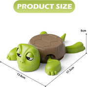 Turtle Coasters – Funny 3D Cup Coaster,Turtle Design (Brown/Light Green)
