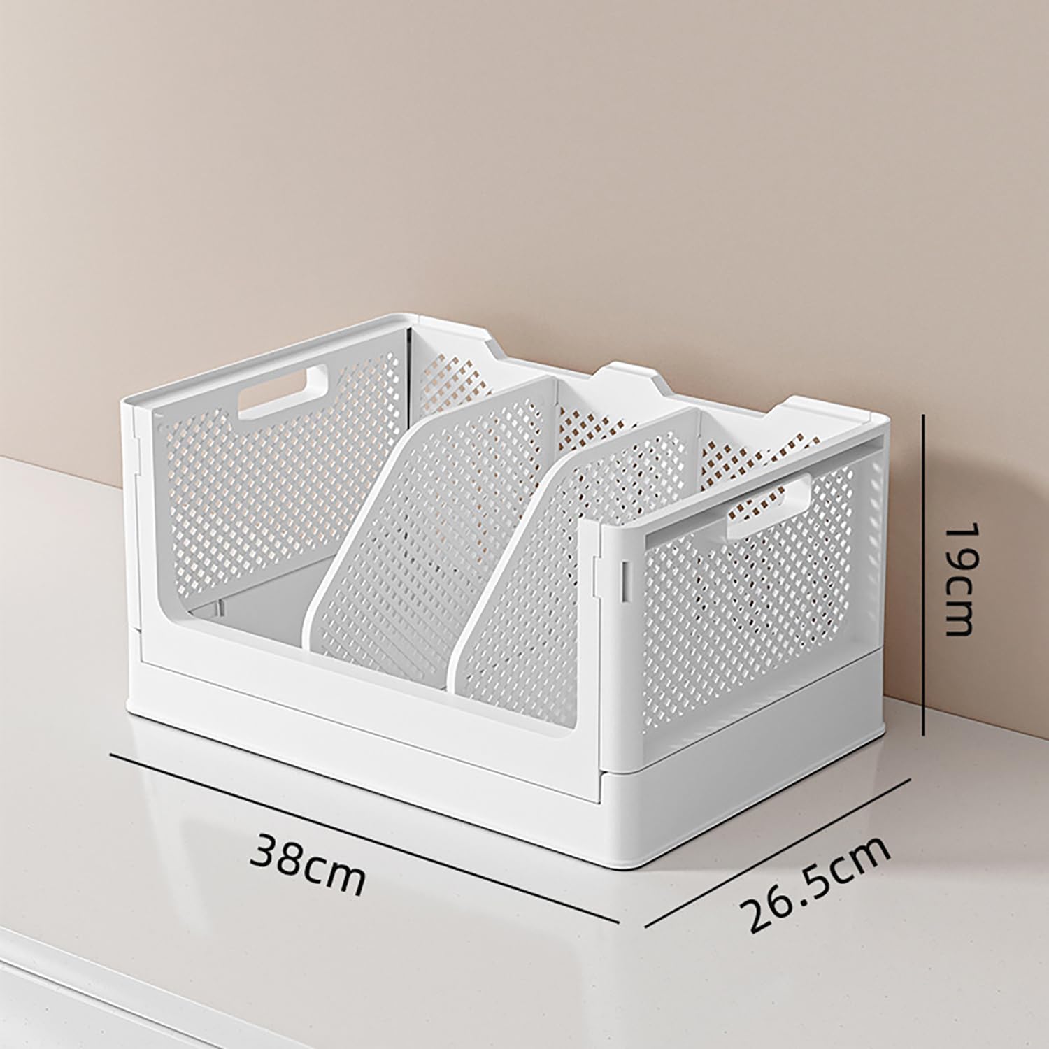 Foldable Plastic Desktop Storage Box