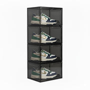 Shoe Storage Organizer Boxes Black