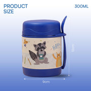 304 Stainless Steel Baby Feeding Bowl with Spoon, 300ml