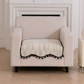 Grain Luxury Chenille Sofa Mat Four Seater - Ivory