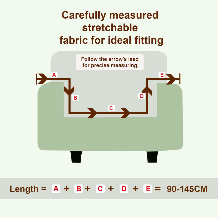 Jacquard Fabric Diamond Texture Sofa Cover 220 GSM (Maroon)