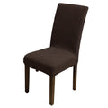 Universal Fit Elegant Jacquard Chair Cover – 220 GSM Stretch Fabric (Brown)