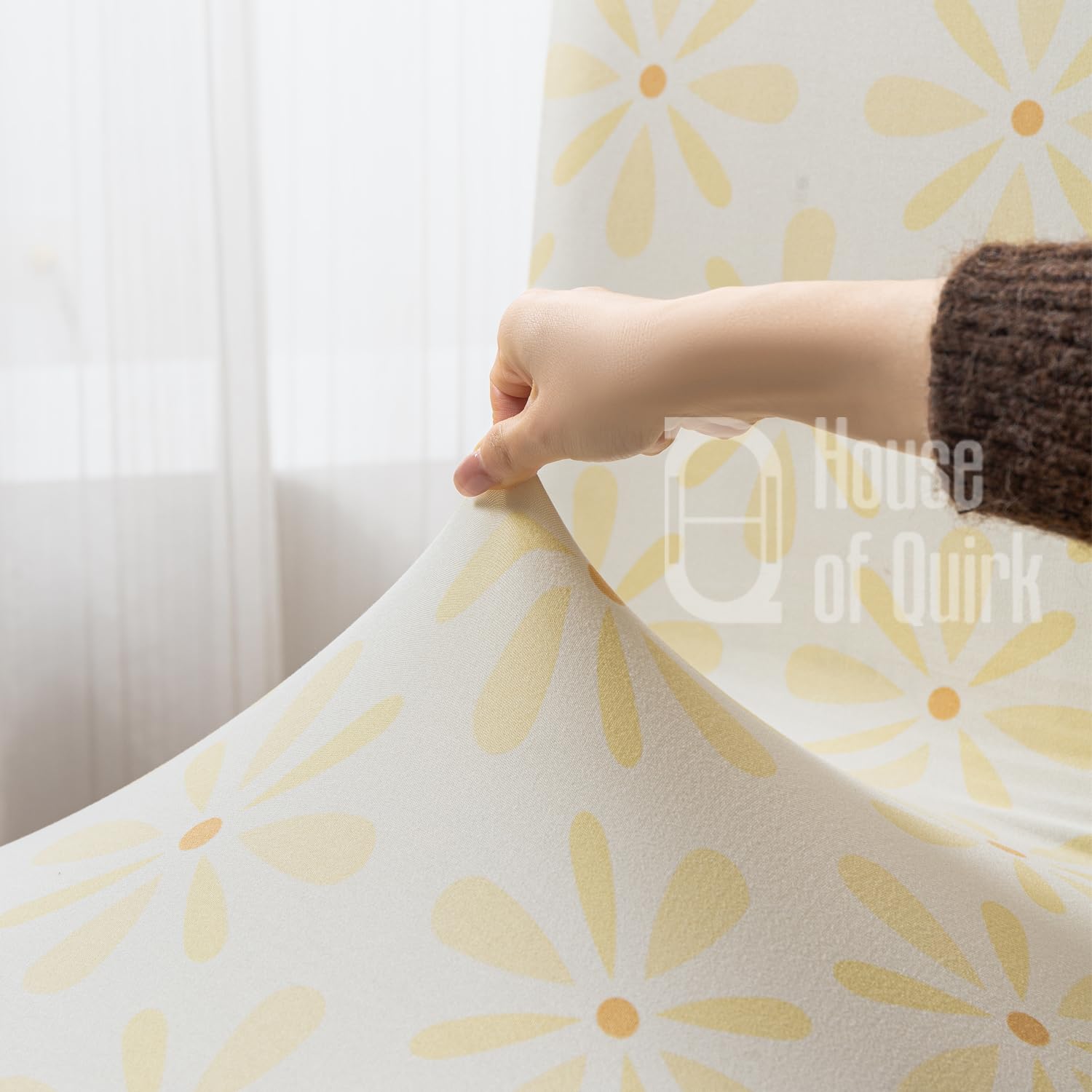 Dining Table Cover Waterproof (1 Table Cover + 6 Chair Cover)