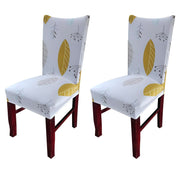 Elastic Chair Cover Stretch Removable Washable (Yellow Autumn)