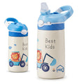 QUIRKPOP 400ml 316 Stainless Steel Kids Bottle – Duckbill Straw & Lockable Lid