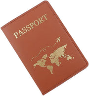 Multi-Functional PU Leather Travel Passport Case