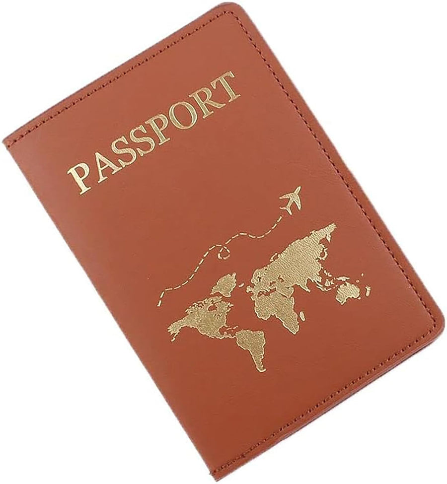 Multi-Functional PU Leather Travel Passport Case