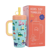 530ML Kids Tumbler Stainless Steel with Handle & Lid