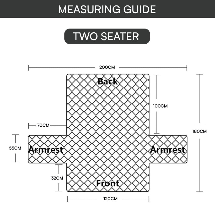 Mughal Series Anti-Slip Sofa Cover Mat with Pocket – Polyester Couch Protector(Baghe Bahar)