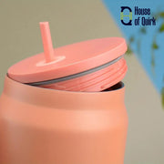 1500ML Mug Tumbler with Handle and Straw Lid