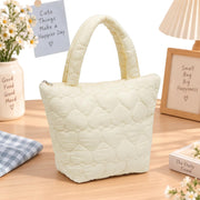Heart Design Soft Insulated Lunch Bag