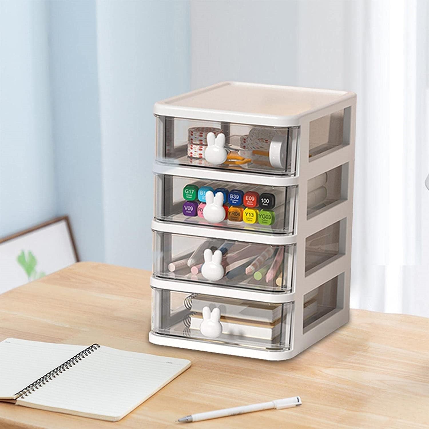 4 Tier Transparent Cosmetic Jewelry Box