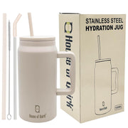 1500ML Mug Tumbler with Handle and Straw Lid