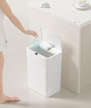 Automatic Touchless 9L Motion Sensor Trash Can – Waterproof Smart Dustbin for Home & Office (White)
