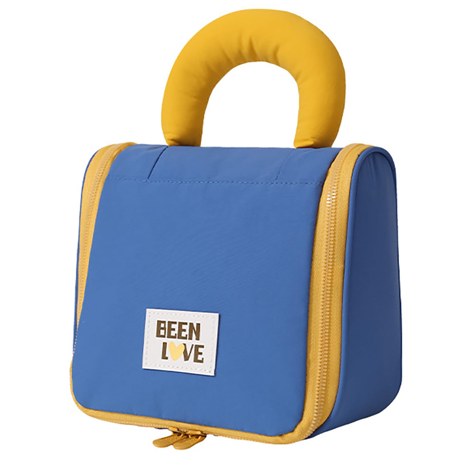 Hanging Toiletry Bag for Women – Water-Resistant Travel Makeup Organizer with Multiple Compartments & Padded Handle