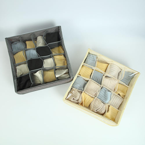 Foldable Drawer Organizer Closet Dresser Drawer Organizer (16 Slot)