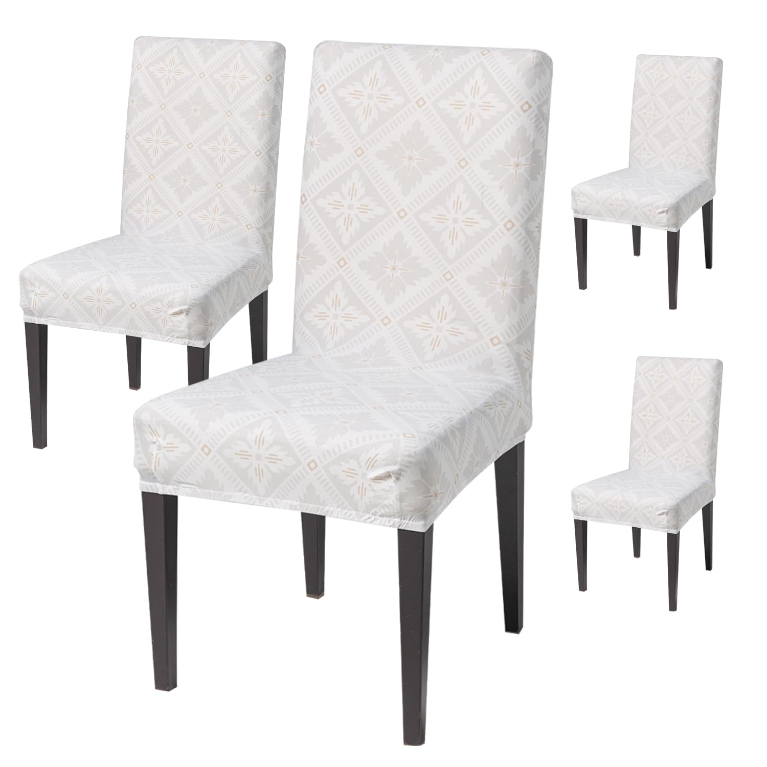 Elastic Chair Cover Stretch Removable Washable  (Desert Ikat)